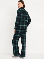 Flannel Pajama Set for Women