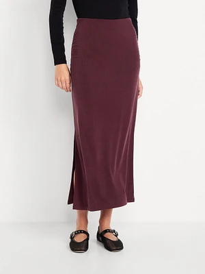 Ribbed Maxi Skirt