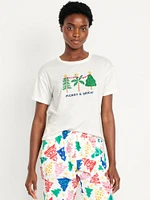 Matching Holiday-Graphic T-Shirt for Women