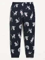 Microfleece Printed Pajama Pants for Girls