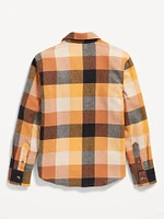 Soft-Brushed Flannel Pocket Shirt for Boys