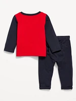 Long-Sleeve T-Shirt and Pants Set for Baby