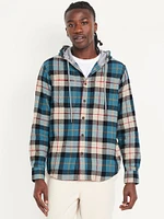 Hooded Flannel Shirt