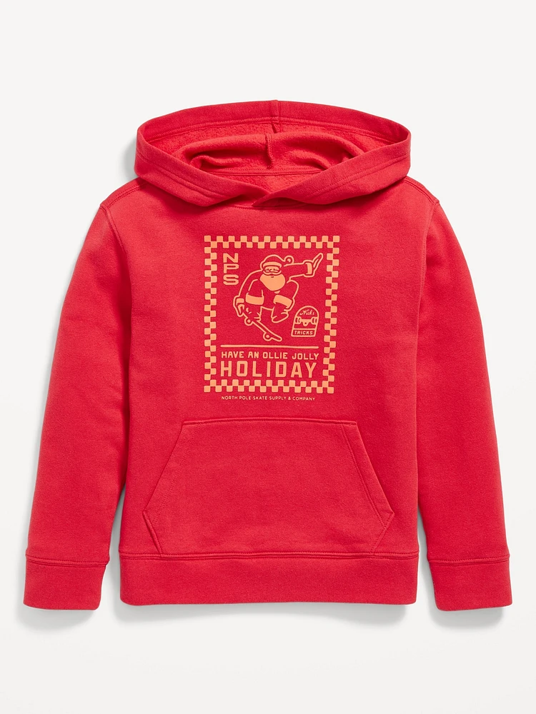 Long-Sleeve Graphic Pullover Hoodie for Boys