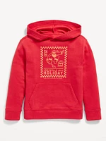 Long-Sleeve Graphic Pullover Hoodie for Boys