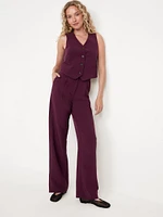 Extra High-Waisted Taylor Wide-Leg Trouser Pants