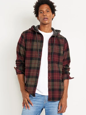 Hooded Flannel Shirt