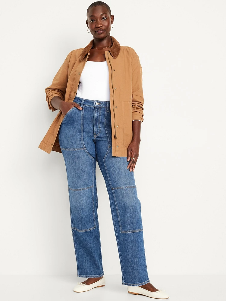 High-Waisted OG Loose Utility Jeans