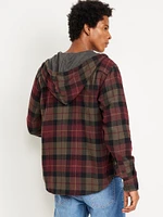 Hooded Flannel Shirt