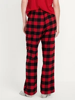 Mid-Rise Flannel Pajama Pants