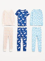 Snug-Fit Pajama 6-Piece Set for Toddler & Baby