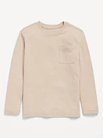 Softest Long-Sleeve Pocket T-Shirt for Boys