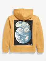 Graphic Zip-Front Hoodie for Boys