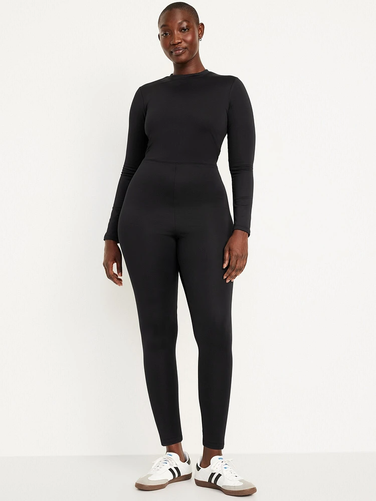 PowerSoft Coze Edition Fleece-Lined Full-Length Jumpsuit