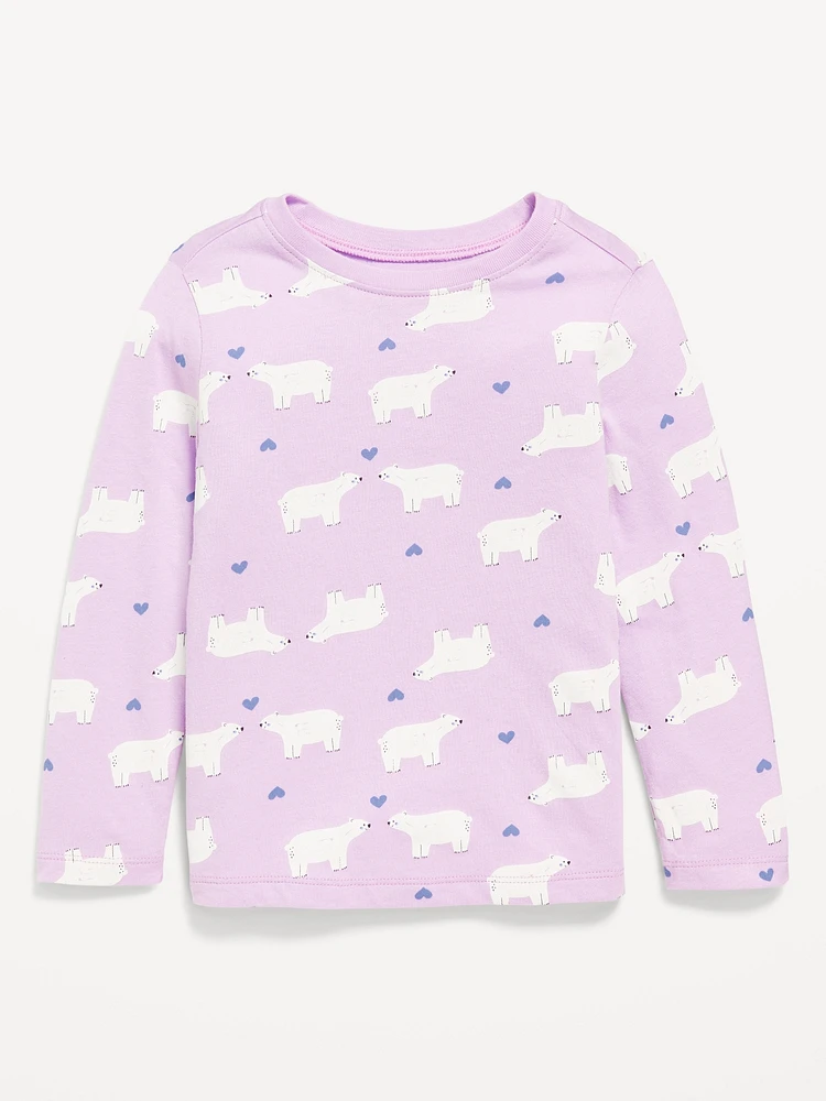 Printed Long-Sleeve T-Shirt for Toddler Girls