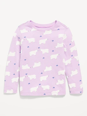 Printed Long-Sleeve T-Shirt for Toddler Girls