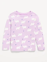 Printed Long-Sleeve T-Shirt for Toddler Girls