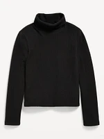 Long-Sleeve Mock-Neck Top for Girls