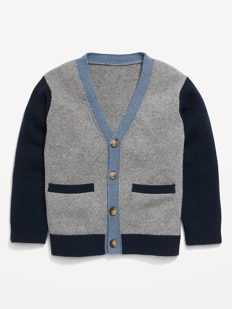 SoSoft Color-Block Cardigan Sweater for Boys