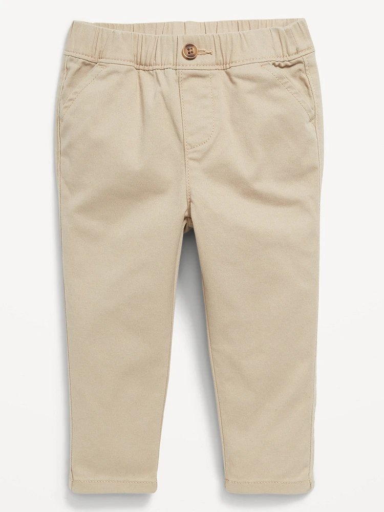 Straight-Leg Twill Pants for Baby