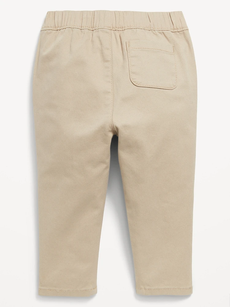 Straight-Leg Twill Pants for Baby