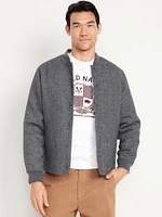 Tweed Bomber Jacket