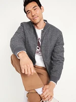 Tweed Bomber Jacket