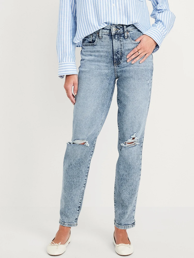 High-Waisted OG Straight Ankle Jeans