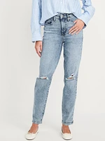 High-Waisted OG Straight Ankle Jeans