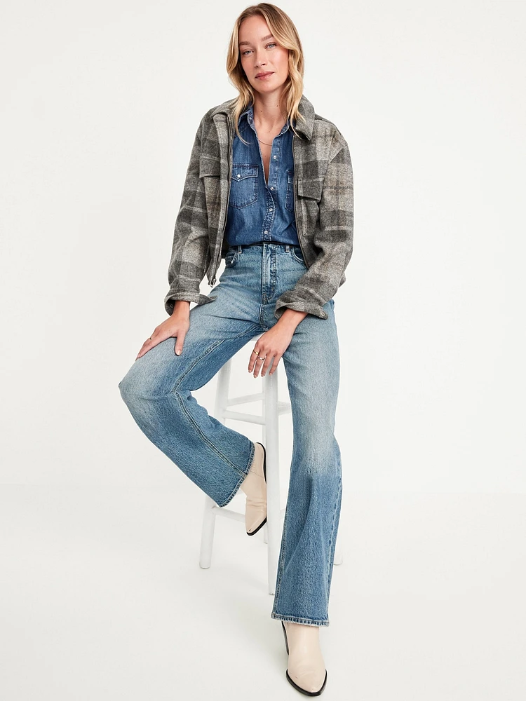 Classic Button-Down Jean Shirt