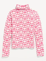 Long-Sleeve Mock-Neck Top for Girls