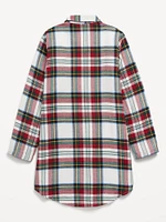 Collared Flannel Nightgown for Girls