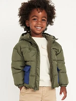 Water-Resistant Puffer Jacket for Toddler Boys