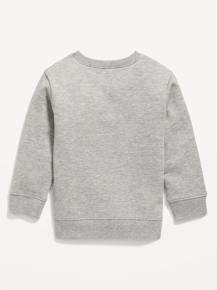 Crew-Neck Graphic Sweatshirt for Toddler Boys