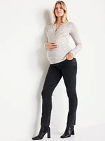 Maternity Long Sleeve Henley T-Shirt