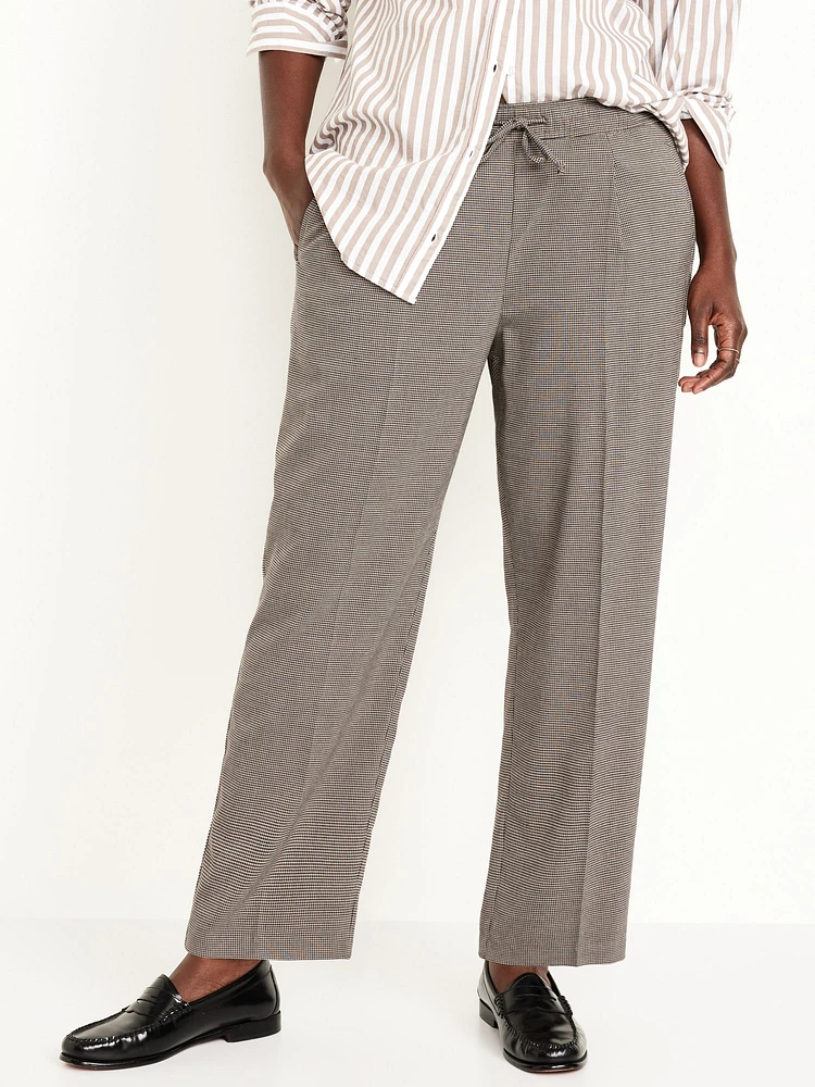 High-Waisted Billie Straight Trouser