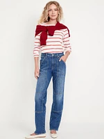 High-Waisted OG Loose Utility Jeans