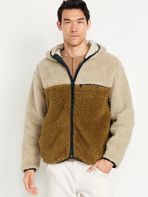 Hooded Sherpa Zip Jacket