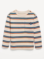 Logo-Graphic French Terry Pocket T-Shirt for Toddler Boys