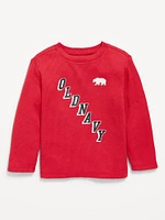 Logo-Graphic Thermal-Knit T-Shirt for Toddler Boys