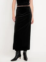 Velvet Maxi Skirt