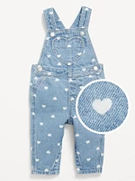 Printed Jean Overalls for Baby