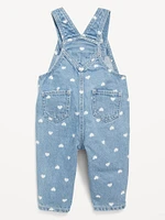 Printed Jean Overalls for Baby