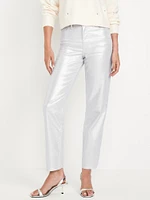 High-Waisted Silver Shine OG Loose Jeans