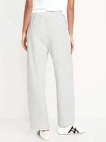 Extra High-Waisted SoComfy Seamed Barrel-Leg Sweatpants