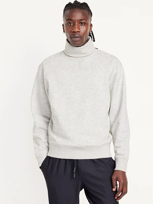 Fleece Turtleneck Sweatshirt