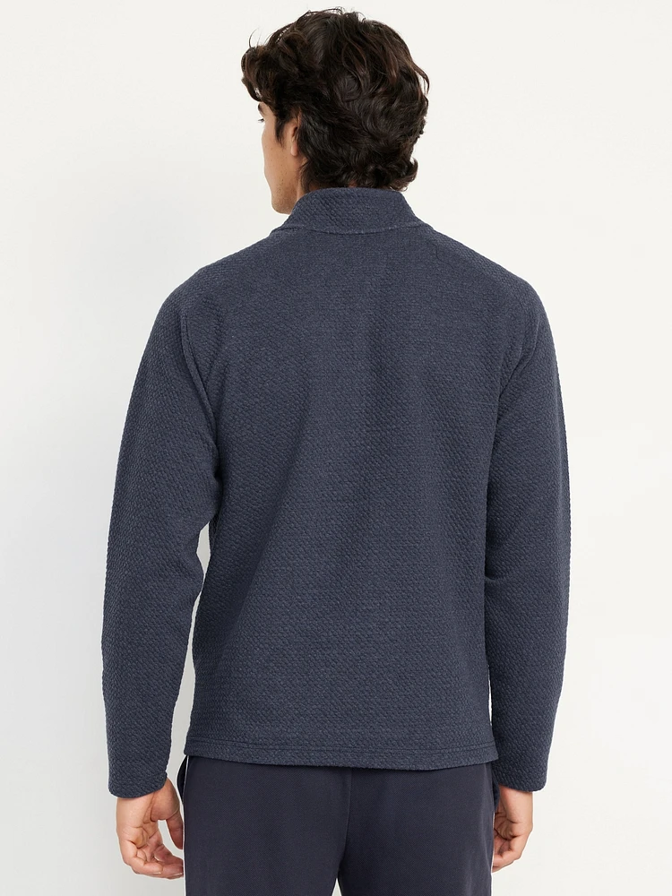 Dynamic Fleece Textured Half Zip