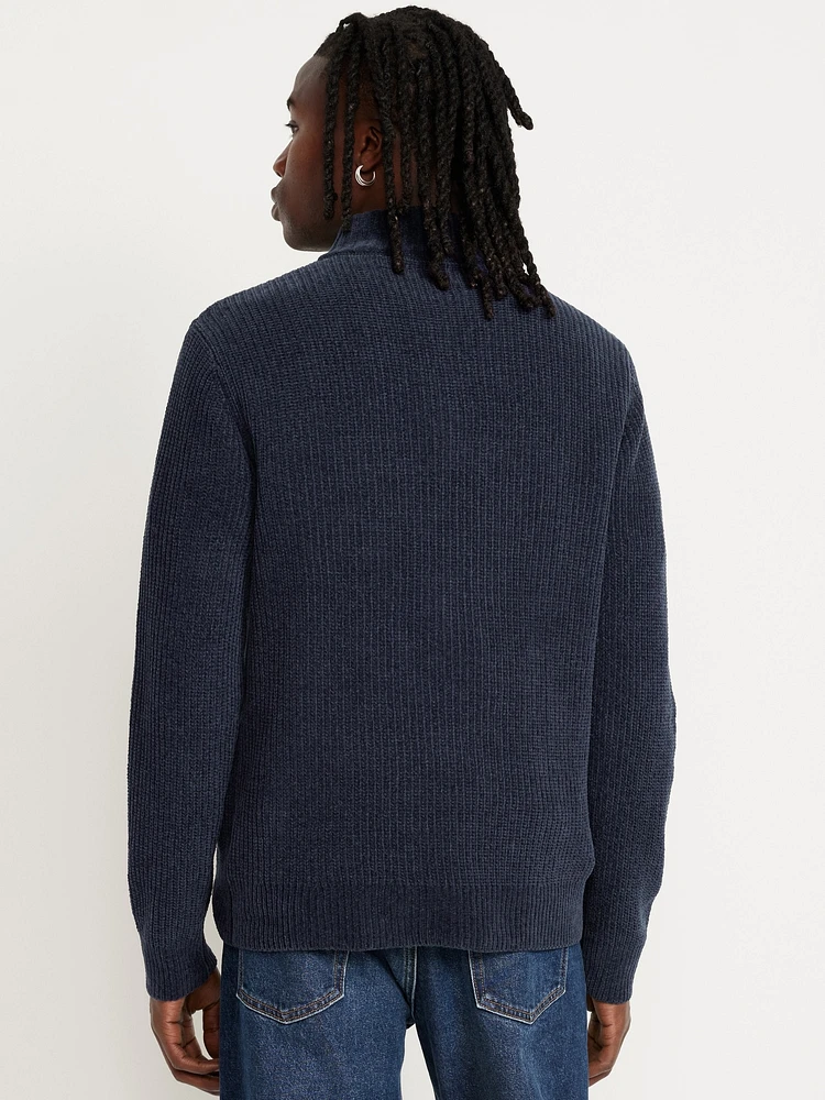 Chenille Quarter Zip