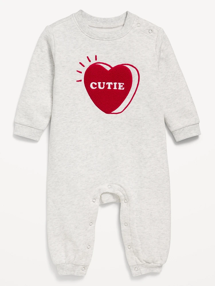 Long-Sleeve Fleece One-Piece for Baby