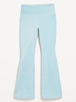 High-Waisted Velour Super Flare Leggings for Girls